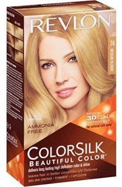12x Revlon Colorsilk Beautiful Color - 74 Medium Blonde 