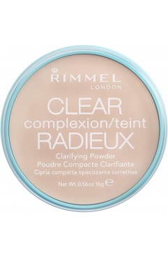 12x Rimmel London Clear Complexion Clarifying Face Powder 16g -  021 Transparent 