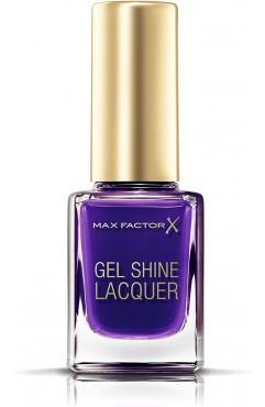 12X Max Factor Gel Shine Lacquer Nail Polish, 11 ml - 35 Lacquered Violet