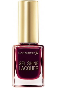 12X Max Factor Gel Shine Lacquer Nail Polish, 11 ml - 60 Sheen Merlot