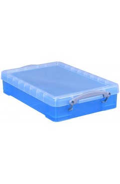 10X Really Useful 4 Litre Plastic Storage Box - blue