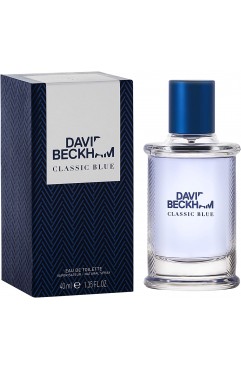 6x DAVID BECKHAM Classic Blue Eau De Toilette Perfume for Men, 40 ml