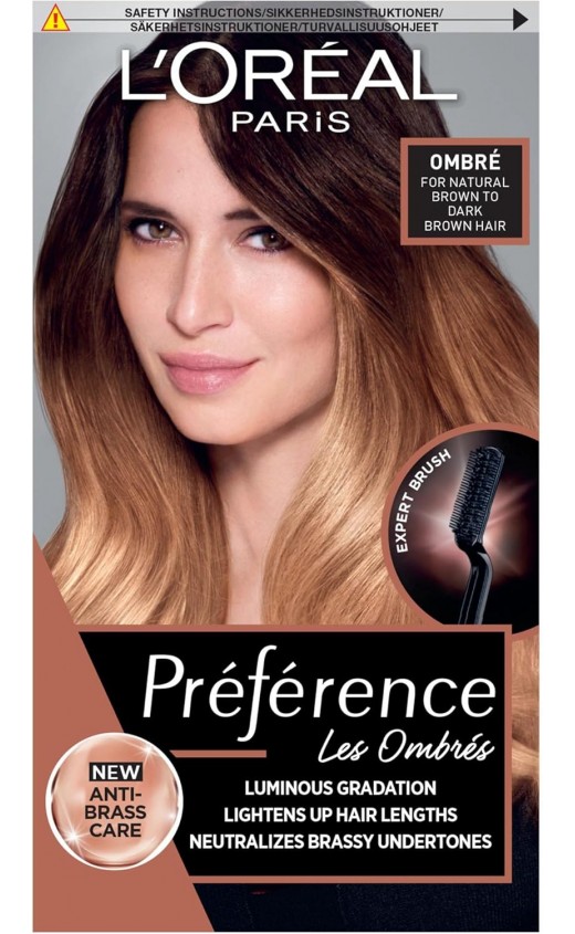 L'Oreal Paris Preference Les Ombre for natural brown to dark brown hair