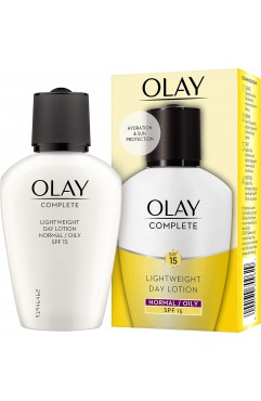 Olay Essentials Complete Care Daily UV Fluid with SPF 15 for Normal to Oily Skin, 100 ml  (6 Units )