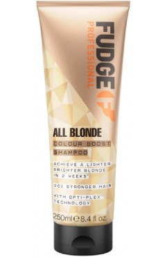Fudge Professional All Blonde Colour Booster Shampoo, Blonde Colour Protection, Bond Repair Technology, Sulfate Free, 250 ml 
