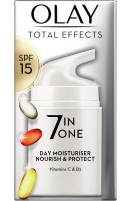 Olay Total Effects 7-In-1 Anti-Ageing Moisturiser With Spf15, Niacinamide, Vitamin C And E, 50 Ml 