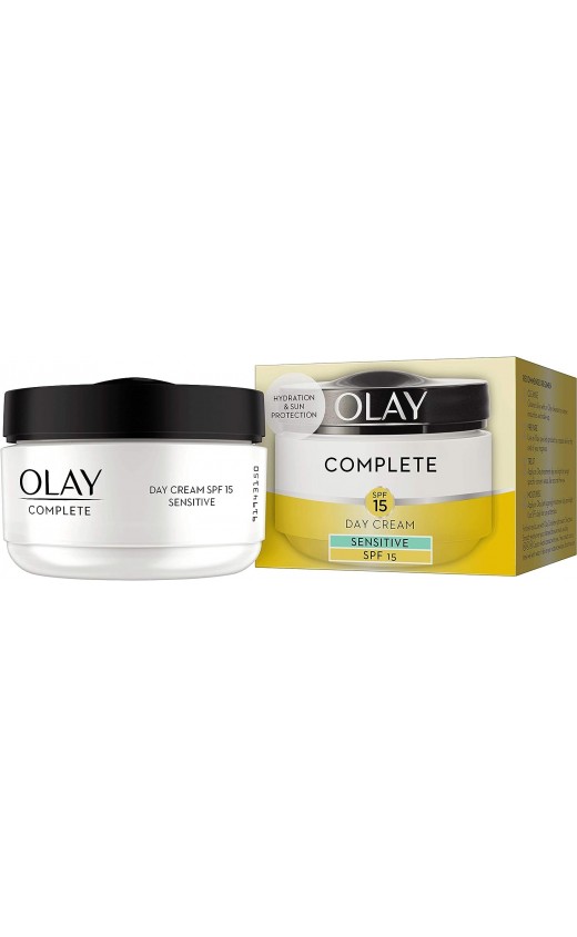 Olay SPF15 Complete 3 in one Moisturiser Day Cream Sensitive, 50 ml 