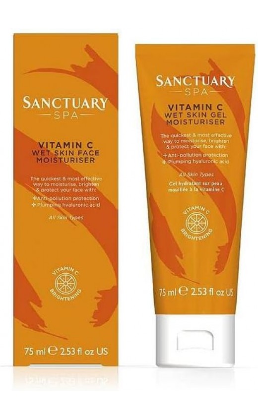 Sanctuary Spa Vitamin C Wet Skin Face Moisturiser 75ml