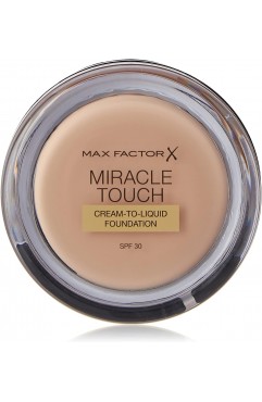 Max Factor Miracle Touch Foundation,  SPF 30 and Hyaluronic Acid, - Vanilla 