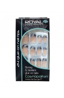 Royal 24 Cosmopolitan Nail Tips with 3g Glue (6 Units )