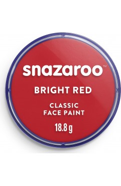 Snazaroo Classic Face Paint 18ml - Bright Red