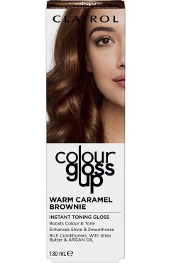 Clairol Colour Gloss Up Conditioner, Warm Caramel Brownie, 130ml