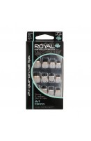 Royal  24 Art Deco Nail Tips with 3g Glue - (6 Units )