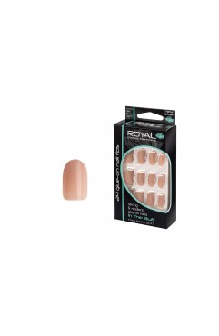 Royal 24 In The Buff Nail Tips with 3g Glue - (3 Units )